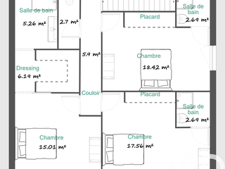 Vente maison 7 pièces Vente maison 7 pièces