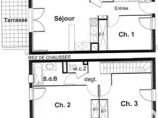 Vente maison 4 pièces