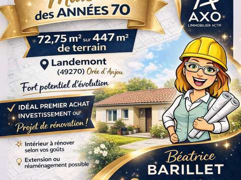 Vente maison 4 pièces Landemont 49