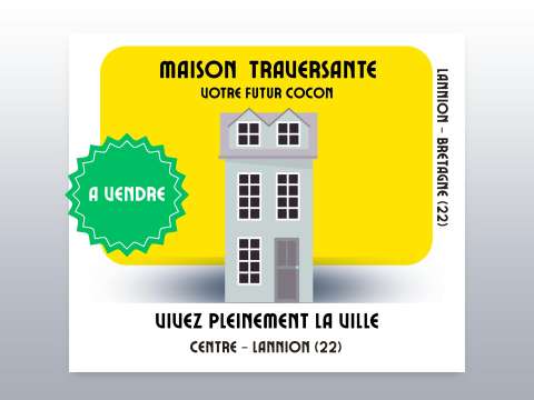 Vente maison 7 pièces Lannion 22