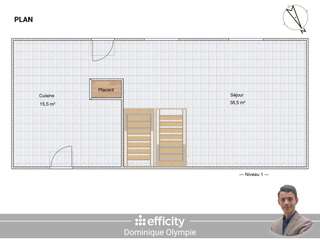 Vente maison 3 pièces
