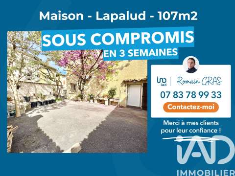 Vente maison 6 pièces Lapalud 84