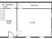 Vente maison 3 pièces