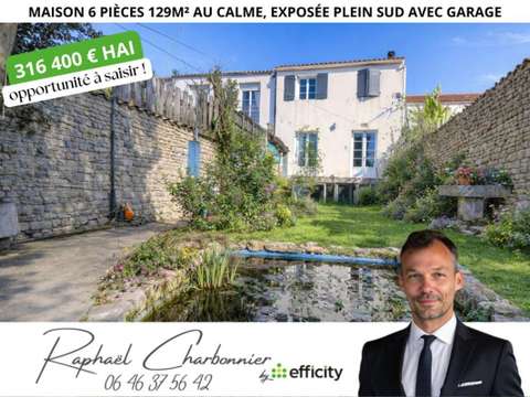 Vente maison 6 pièces Lauzieres 17