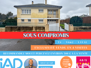 Vente Maison 4 piècesLaval
