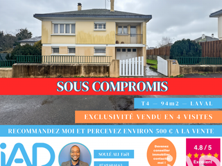 Vente maison 4 pièces