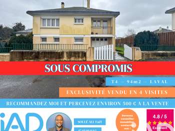 Vente maison 4 pièces Laval 53