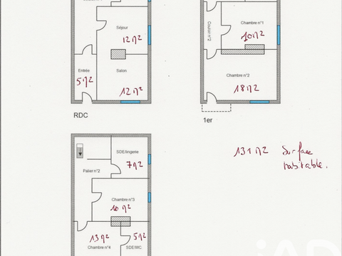 Vente maison 6 pièces