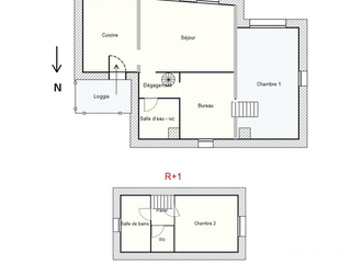 Vente maison 4 pièces