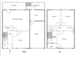 Vente maison 4 pièces