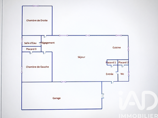 Vente maison 3 pièces