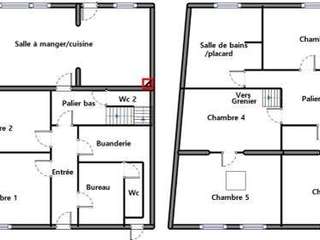 Vente maison 7 pièces