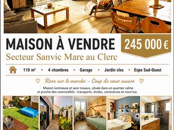 Vente maison 6 pièces Vente maison 6 pièces