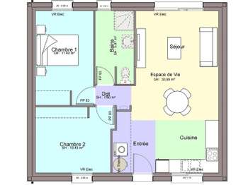 Vente maison 4 pièces