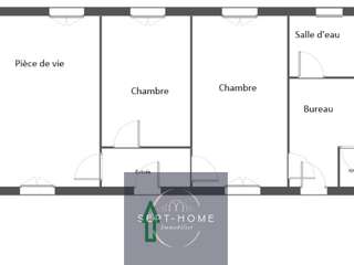 Vente maison 3 pièces