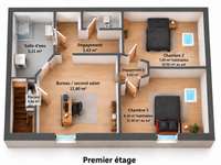 Vente maison 3 pièces Vente maison 3 pièces
