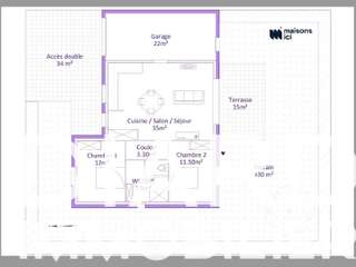 Vente maison 3 pièces Vente maison 3 pièces