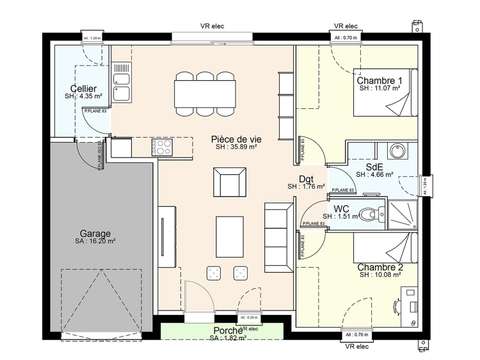 Vente maison 3 pièces Vente maison 3 pièces