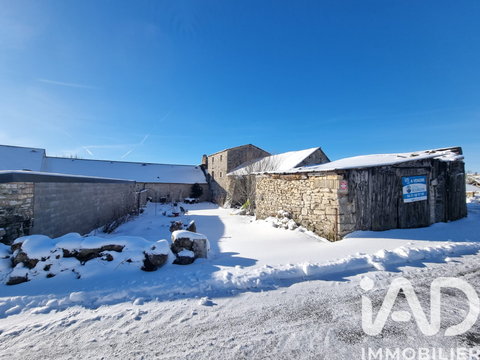 Vente maison 6 pièces Le Recoux 48