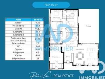 Vente maison 5 pièces Vente maison 5 pièces