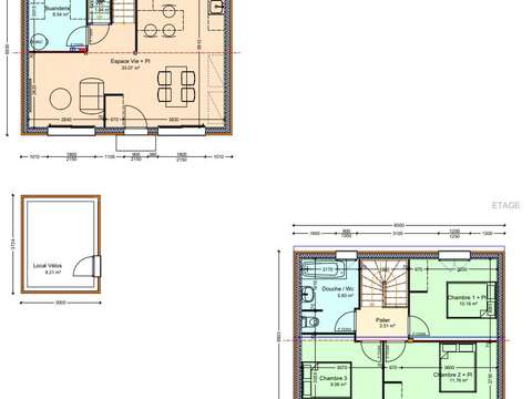 Vente maison 4 pièces