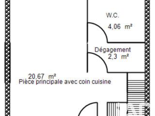 Vente maison 3 pièces