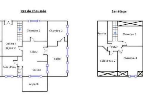 Vente maison 6 pièces Vente maison 6 pièces