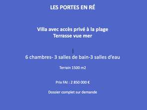 Vente Maison 6 chambresLes Portes-en-Ré