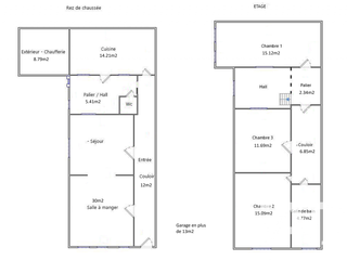Vente maison 4 pièces