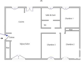 Vente maison 4 pièces