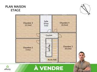 Vente maison 6 pièces