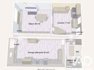 Vente maison 3 pièces Vente maison 3 pièces