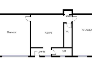 Vente maison 3 pièces