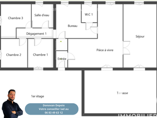 Vente maison 7 pièces