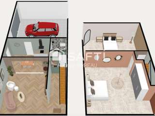 Vente maison 3 pièces
