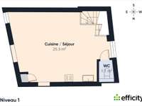 Vente maison 3 pièces