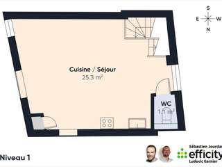 Vente maison 3 pièces Vente maison 3 pièces