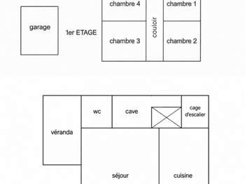 Vente maison 4 pièces Vente maison 4 pièces
