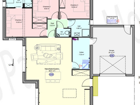 Vente maison 6 pièces