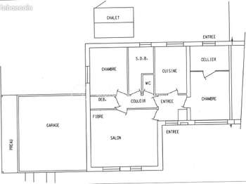 Vente maison 3 pièces