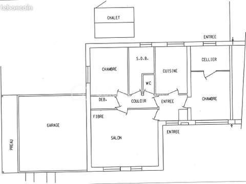 Vente maison 3 pièces Vente maison 3 pièces