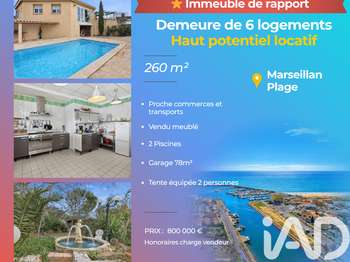 Vente maison 7 pièces Marseillan-plage 34