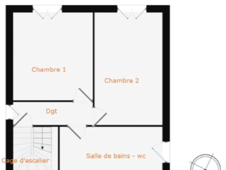 Vente maison 3 pièces