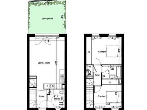 Vente maison 3 pièces Vente maison 3 pièces