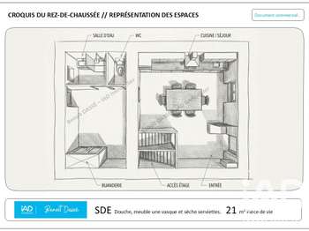 Vente maison 3 pièces Vente maison 3 pièces