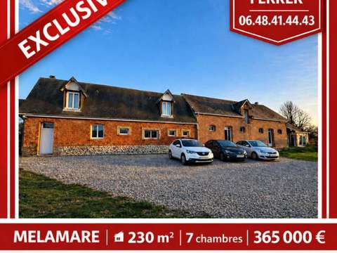 Vente maison 8 pièces Mélamare 76