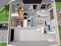 Vente maison 3 pièces