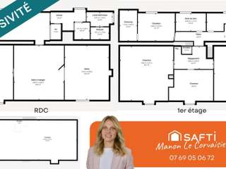 Vente maison 7 pièces