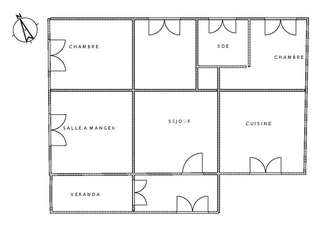 Vente maison 3 pièces