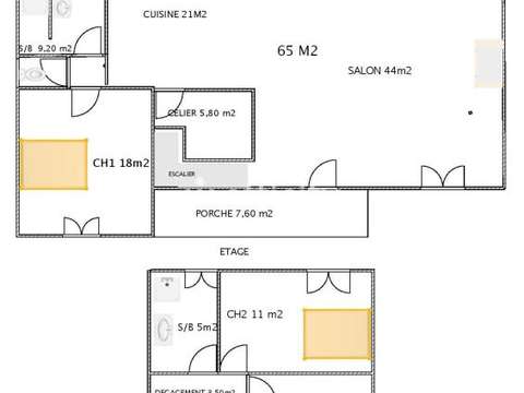 Vente maison 4 pièces Vente maison 4 pièces